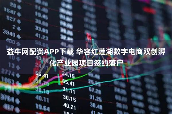益牛网配资APP下载 华容红莲湖数字电商双创孵化产业园项目签约落户