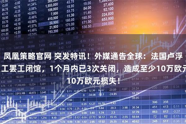 凤凰策略官网 突发特讯！外媒通告全球：法国卢浮宫因员工罢工闭馆，1个月内已3次关闭，造成至少10万欧元损失！